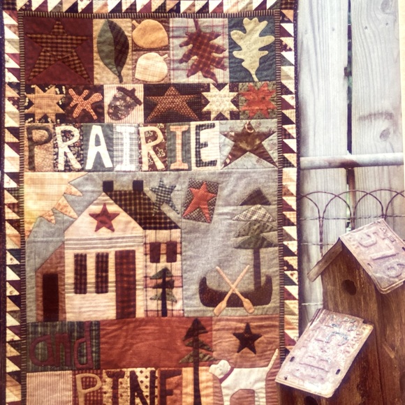Quilt Pattern - Country Threads - Prairie & Pine - Cabin Throw or Wall Hanging - Picture 3 of 7